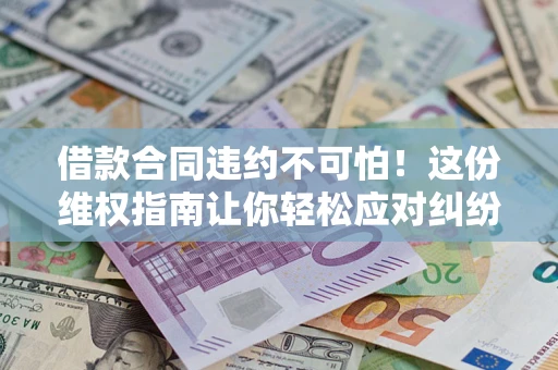 济南借款合同违约不可怕！这份维权指南让你轻松应对纠纷