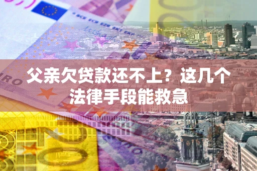 济南父亲欠贷款还不上？这几个法律手段能救急