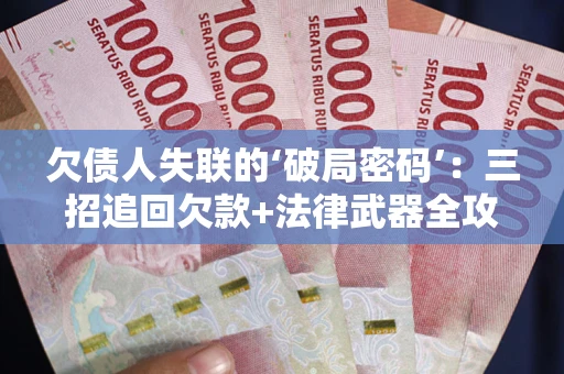 济南欠债人失联的‘破局密码’：三招追回欠款+法律武器全攻略